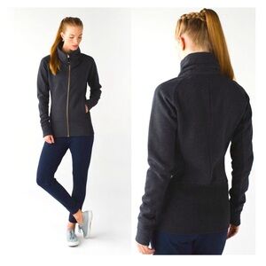Women's Black Full-Zip Sweater